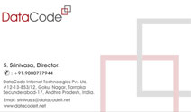 Data Code Business Card